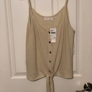 Knit tank top